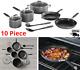 10-piece Cookware Set Select By Calphalon Hard-anodized Nonstick Pots And Pans