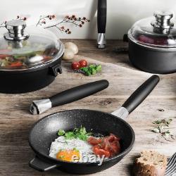 11-Piece Non-Stick Cookware Set Lightweight, All Hob Types Compatible