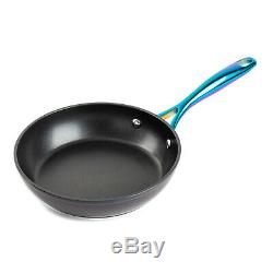 12-Piece Cookware Set Rainbow Electroplated Nonstick Pots Pans Saucepan Fry pan