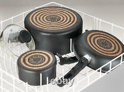 14 Piece Cookware Set Non Stick Pans Pots Cook Aluminum Dishwasher Safe