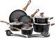 15 Pcs Nonstick Induction Cooking Kitchen Cookware Sets Granite Pots And Pans