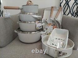 15 Piece Masterclass Speckled beige Premium Cookware/Bakeware Set