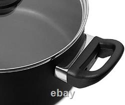 15-Piece Non-Stick Cookware Set, Black