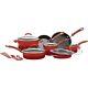 15 Piece Rachael Ray Cookware Set Pots And Pans Non Stick Professional Kit