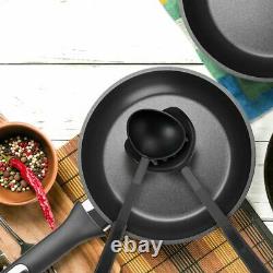 16 Piece Cookware Non Stick Saucepan Stockpot Frypan Set With Cooking Utensil UK