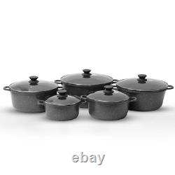 5 Piece Non-Stick Aluminium Cookware Set