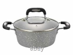 6 PCS Piece Non Stick Cookware Pot set Granite Saucepan Cooking set Pot Pan Set
