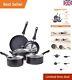 8-piece Non-stick Cookware Set, Black