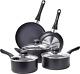 8-piece Non-stick Cookware Set, Black