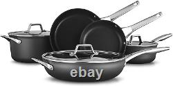 8-Piece Pots and Pans Set, Nonstick Kitchen Cookware with Stay-Cool Handles, Dis