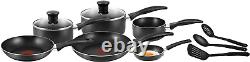 A762S944 Easycare 9-Piece Cookware Set, Black