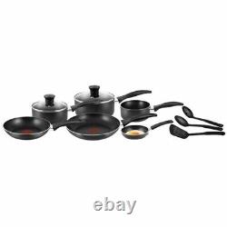 A762s944 Tefal Easycare 9 Piece Cookware Set Black