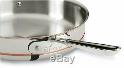 ALL-CLAD 14 PC Piece 5 Ply Copper Core Polished Stainless Steel COOKWARE SETNEW