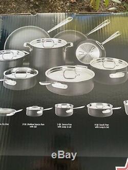 All Clad 13 Piece Hard Anodized Non-Stick Induction Cookware Set, Retail $999.00