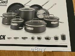 All-Clad B1 Nonstick 13-piece Cookware Set Hard Anodized Double-Riveted Handle