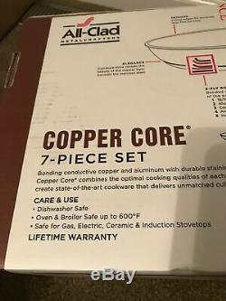 All-Clad Copper-Core Stainless Steel 7-Piece Cookware Set