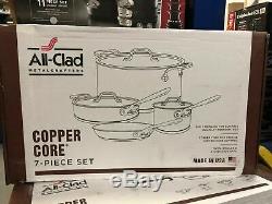All-Clad Copper-Core Stainless Steel 7-Piece Cookware Set