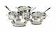 All-clad D3 Stainless Cookware Set, Pots And Pans, Tri-ply Stainless 10-piece