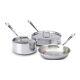 All-clad D3 Tri-ply Stainless-steel 5-piece Cookware Set
