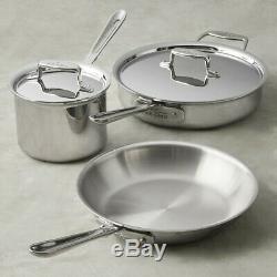 All-Clad D5 Polished 18/10 Stainless 5-Ply Bonded Cookware Set (Your Choice)