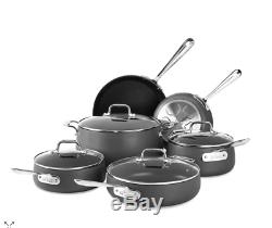 All Clad Hard Anodized Nonstick 10 Piece Cookware Set