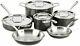 All-clad Ltd Stainless Steel Hard Anodized 10-piece Cookware Set New
