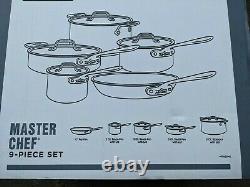 All-Clad Master Chef Complete 9 Piece Cookware Set