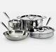 All-clad Stainless Steel D3(tri-ply) 7 Piece Cookware Set Brand New! Sealed