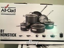 All Clad -new In Box- 13 Piece Pot And Pan Set- B1 Nonstick Cookware