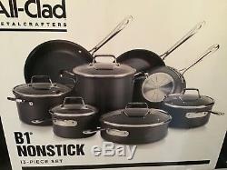 All Clad -new In Box- 13 Piece Pot And Pan Set- B1 Nonstick Cookware