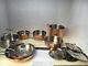 Amazon Commercial Pots & Pans Set, 12 Piece Hammered Copper Cookware Set #x17