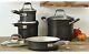 Anolon Advanced Cookware Hard Anodized Nonstick 11 Piece Set Pewter Grey