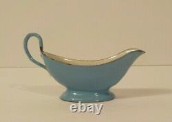 Antique Child's Blue Enamelware / Graniteware 6-Piece Cookware Set