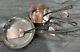 Baumalu Solid Copper Hand Made 4 Piece Cookware Set Made In France All New