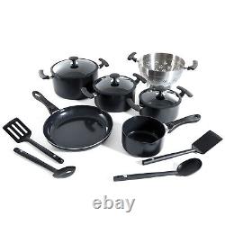 BK Cookware Set Frying Pan Saucepan Utensils 14 Piece (Open Box)