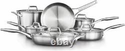 BRAND NEW Calphalon Premier Stainless Steel Pots and Pans, 11-Piece Cookware Set