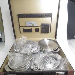 Bachmayer Solingen 14 Piece Luxury Cookware Set in Combi Lock Suitcase Unused