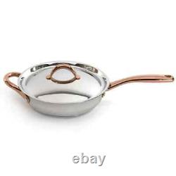 BergHOFF Ouro Cookware Set 11 Piece, Stainless Steel With Gold Handles