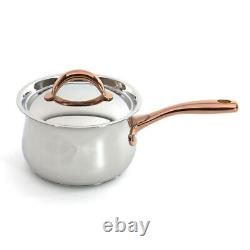 BergHOFF Ouro Gold 11 Piece Cookware Set Silver