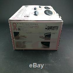 Bialetti Pink Breast Cancer Teflon Nonstick 8 piece Cookware Set New In Box