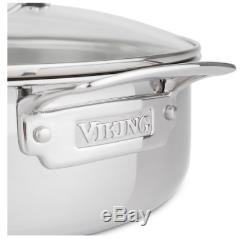 Brand New Viking Tri-Ply 13-Piece Stainless Steel Cookware Set