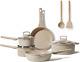 Carote Nonstick Pots And Pans Set, 10pcs Granite Kitchen Cookware Sets, Pans Set