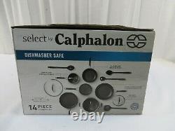Calphalon 14 Piece Hard Anodized NonStick Cookware Set 2046319 Black
