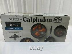 Calphalon 14 Piece Hard Anodized NonStick Cookware Set 2046319 Black