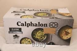 Calphalon Classic Pots and Pans Set, 10-Piece Nonstick Cookware Set, Grey
