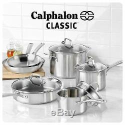 Calphalon Classic Stainless Steel Cookware Set 10 Piece
