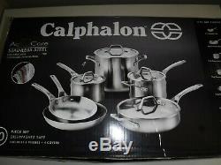 Calphalon Premier Stainless Steel 10 Piece Cookware Set