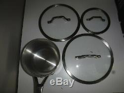 Calphalon Premier Stainless Steel 10 Piece Cookware Set