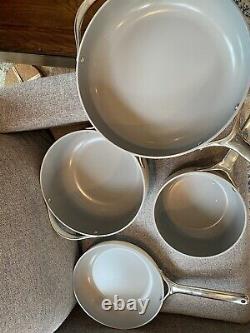 Caraway 7-Piece Cookware Set Non-Toxic Non-Stick Ceramic Coated Off White Cream