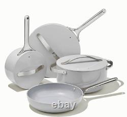 Caraway Cookware Set Gray Non-Stick Ceramic 7-Piece Cookware Set